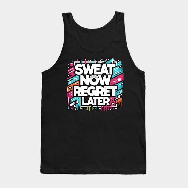 Sweat Now Regret Later Tank Top by Francois Ringuette